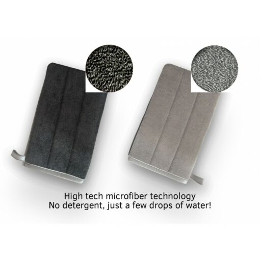 A102228 Microfiber Glove for Stainless Steel  - 1 Double Sided Mitten - Image 2