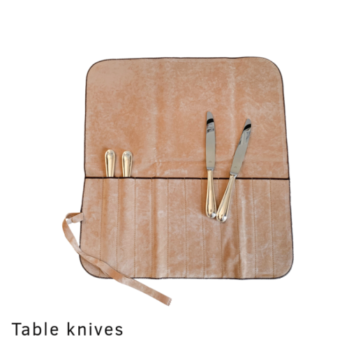 A119003 Silver Guard Cutlery Roll for 12 Table Knives or any item of the same size - 46.5 x 51cm