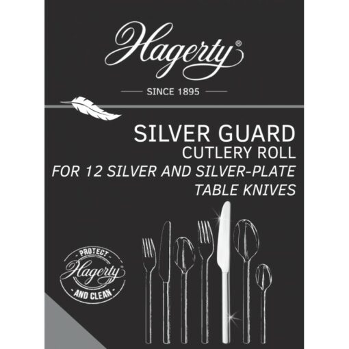 A119003 Silver Guard Cutlery Roll for 12 Table Knives or any item of the same size - 46.5 x 51cm - Image 2