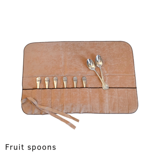 A119004 Silver Guard Cutlery Roll for 12 Fruit Spoons or any item of the same size - 49 x 40cm