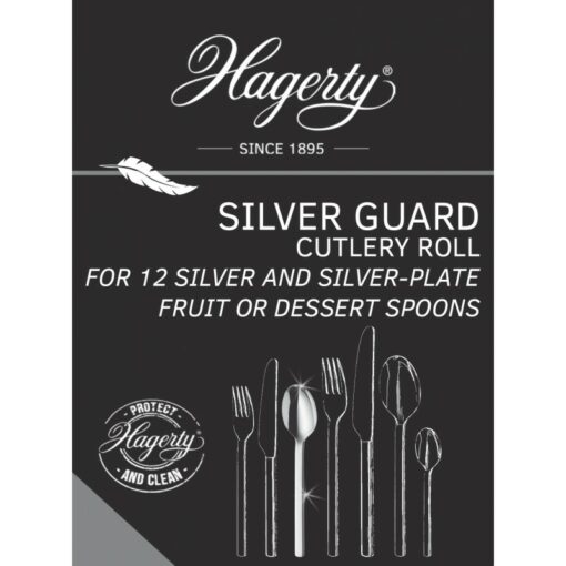 A119004 Silver Guard Cutlery Roll for 12 Fruit Spoons or any item of the same size - 49 x 40cm - Image 2