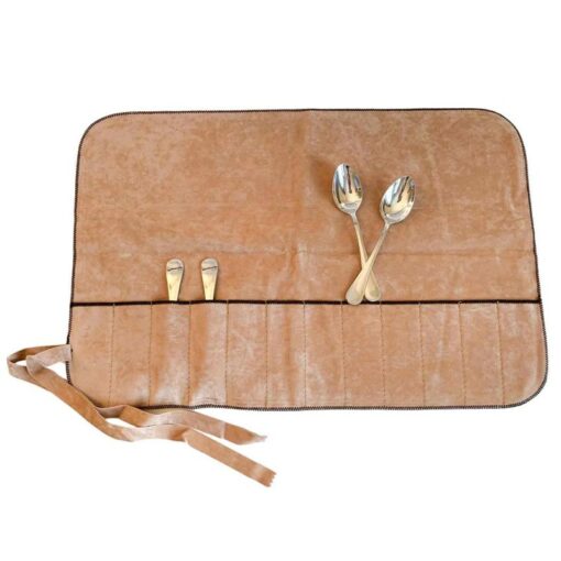 A119007 Silver Guard Cutlery Roll for 12 Coffee Spoons or any item of the same size - 48 x 32cm