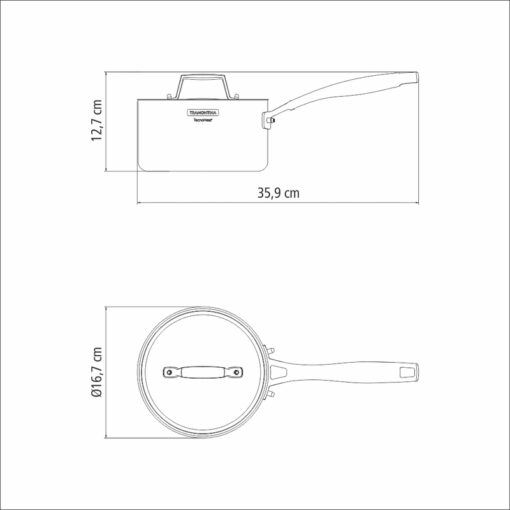 62141/160 GRANO Stainless Steel Pan 16 cm 1.7 L - Image 3