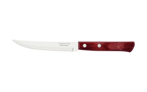 21100/475 - Traditional Steak Knife 11.4cm with Red Handle