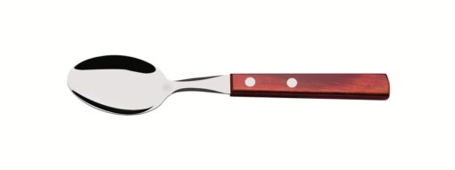 21107/470 - Teaspoon 15cm w Red Poly Wood Handle