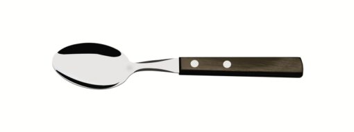 21107/490 - Teaspoon 15cm with Brown Poly Wood Handle