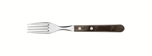 21110/090 - Table Fork Round 20cm with Brown Handle