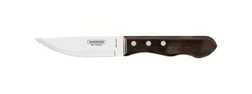 21116/095 - Jumbo Steak Knife 12.7cm with Brown Handle