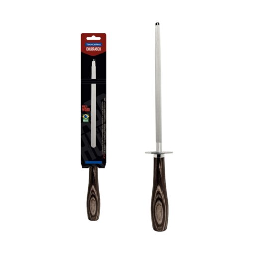 21193/198 - 20cm Sharpener with Brown Poly Wood Handle
