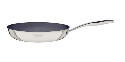 62155/266 - 26cm Tri-Ply Clad Non-stick Frying Pan - Stainless Steel