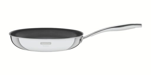 62155/267 - 30cm Tri-Ply Clad Non-stick Frying Pan - Stainless Steel