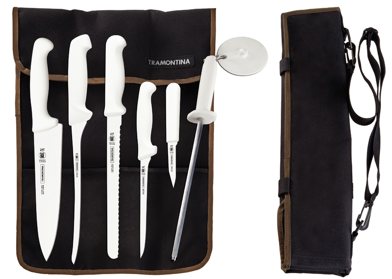 38005603 7p Chef's Knife Set in Nylon Pouch - Image 3