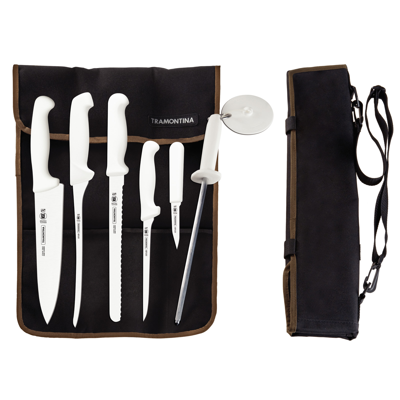 38005603 7p Chef's Knife Set in Nylon Pouch